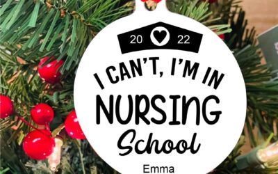 Nursing Student Ornament on 10/27/2022